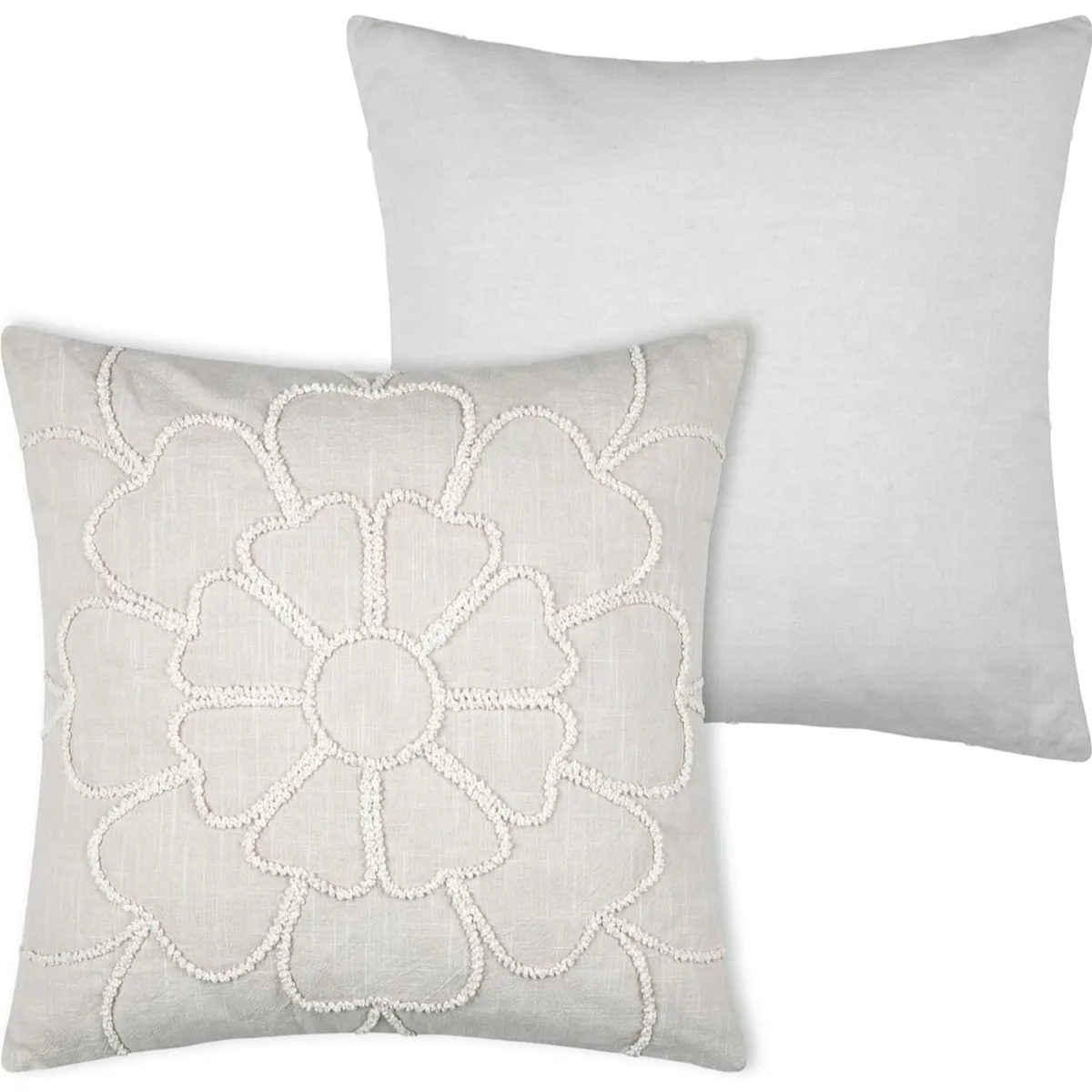 Cuscino quadrato in cotone (50 x 50 cm) Bellissima Ecru