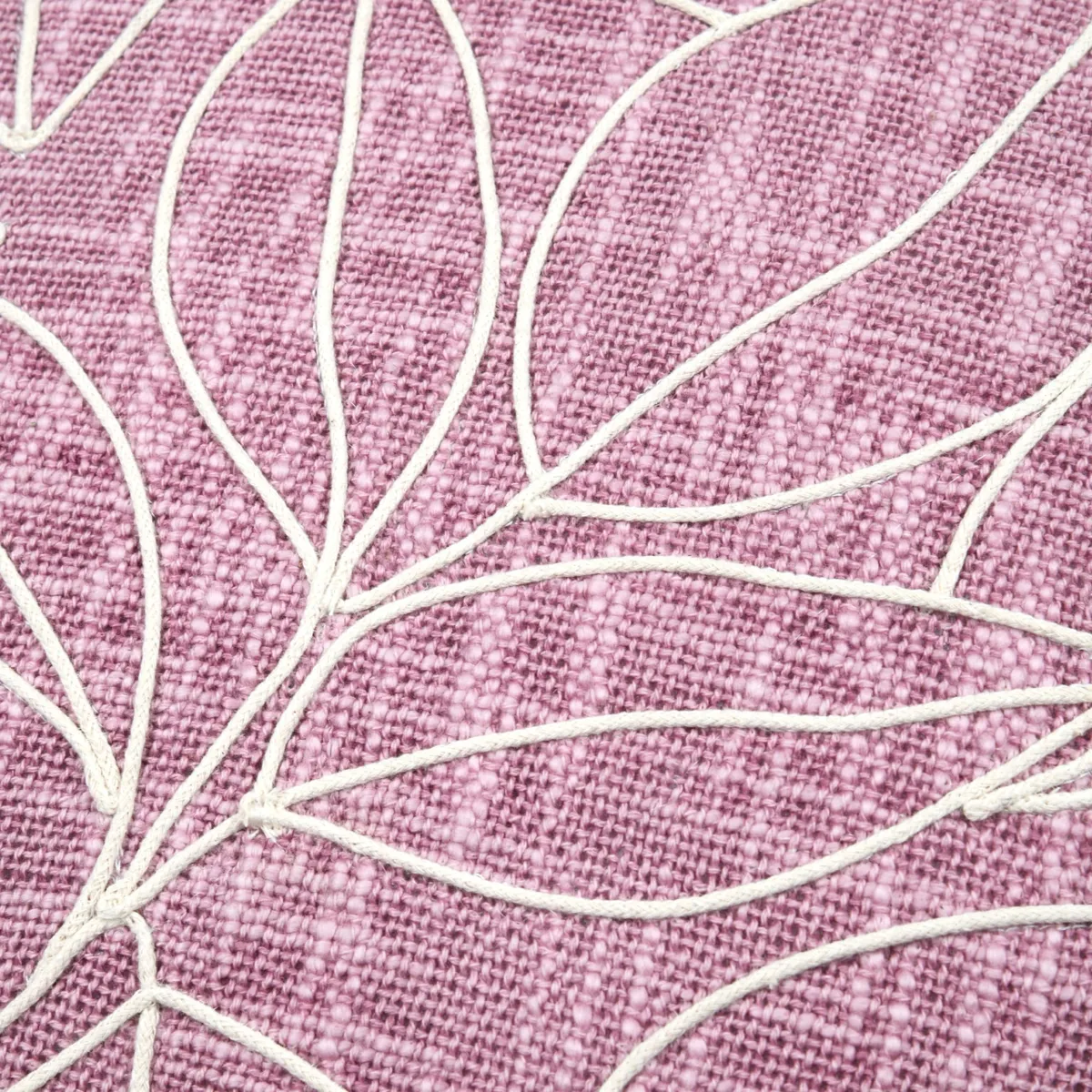 Cuscino quadrato in cotone (50 x 50 cm) Augusta Prugna