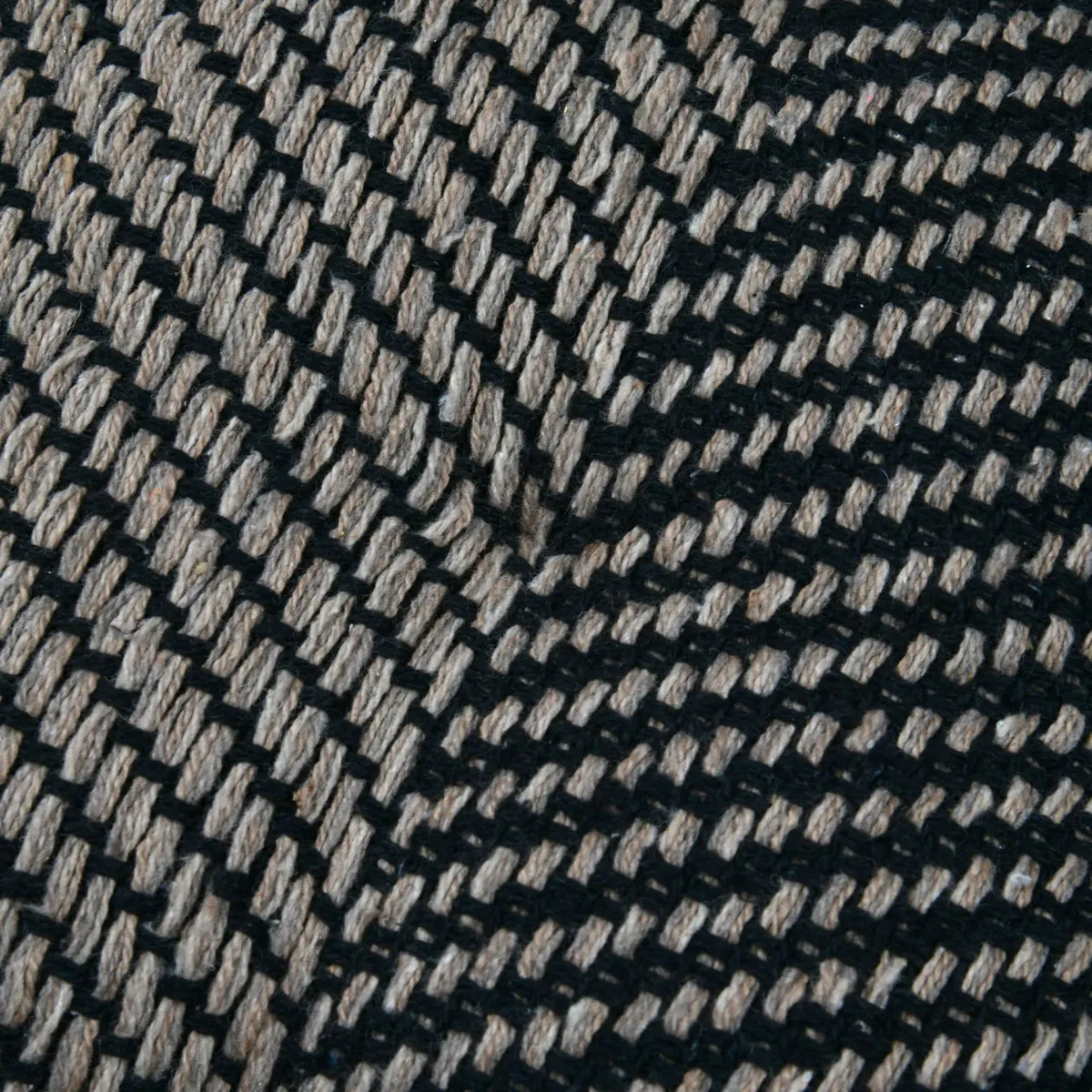 Cuscino quadrato per sedia in cotone tessuto (40 x 40 cm) Oslo Marrone