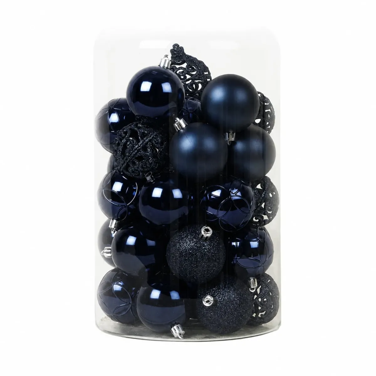 Set di 35 palline di Natale (D60 mm) Aravis mix Blu notte