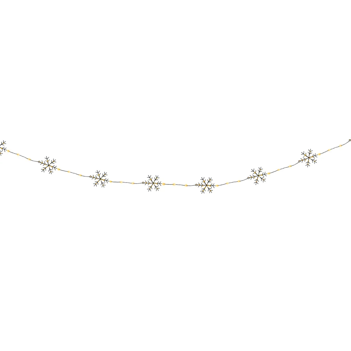 Catena luminosa decorativa 2,25 m 200 LED Polare Bianco caldo