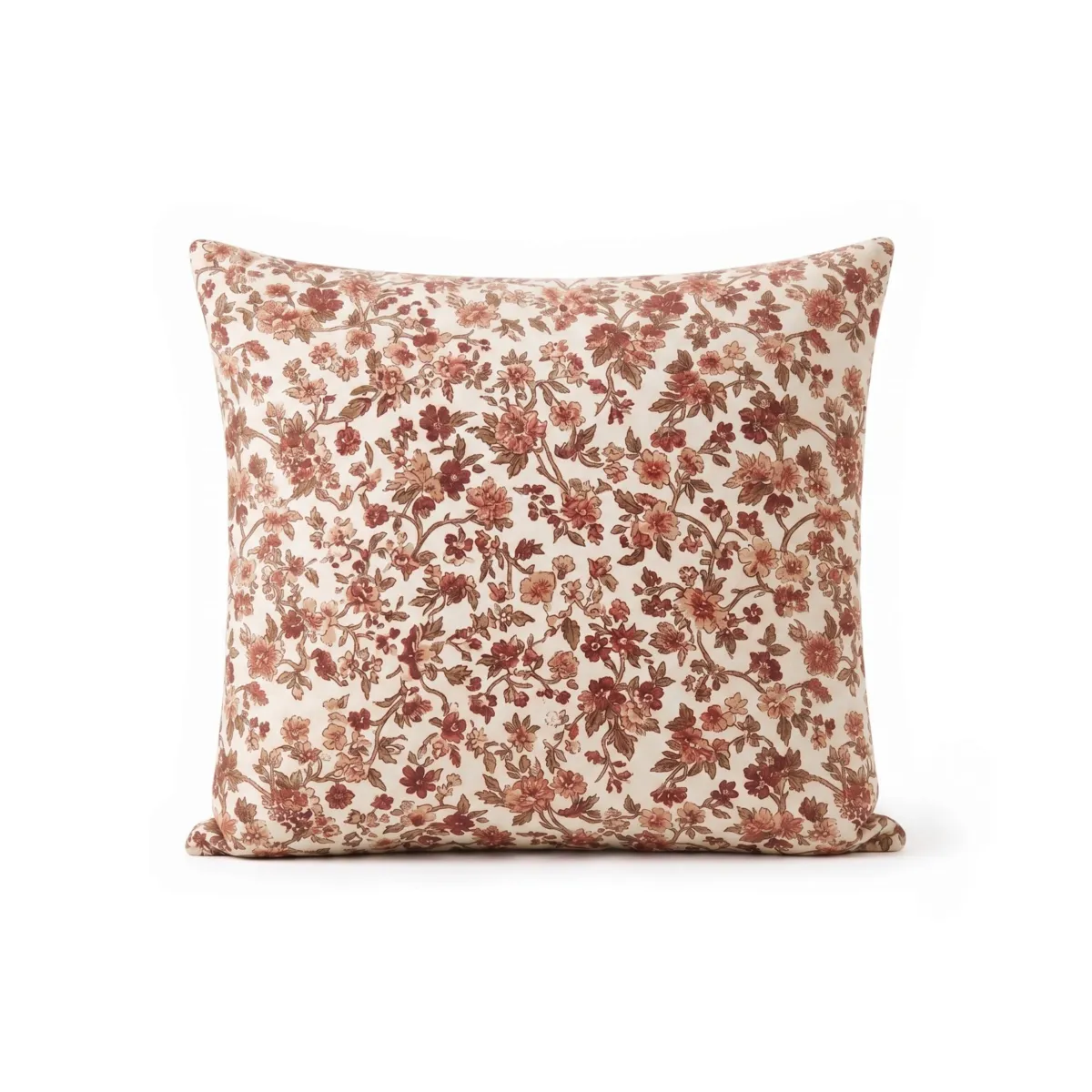 EM - Taie d'oreiller 60 x 60 cm Gaze de coton imprimée GAIA DAHLIA