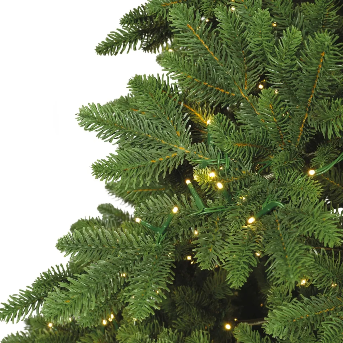 Albero di Natale artificiale luminoso 2500 LED (H210 cm) Everis Verde