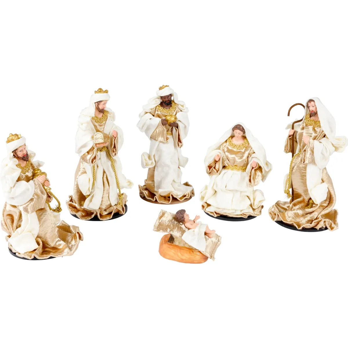 Le 6 statuine (H17 cm) di Joséphine