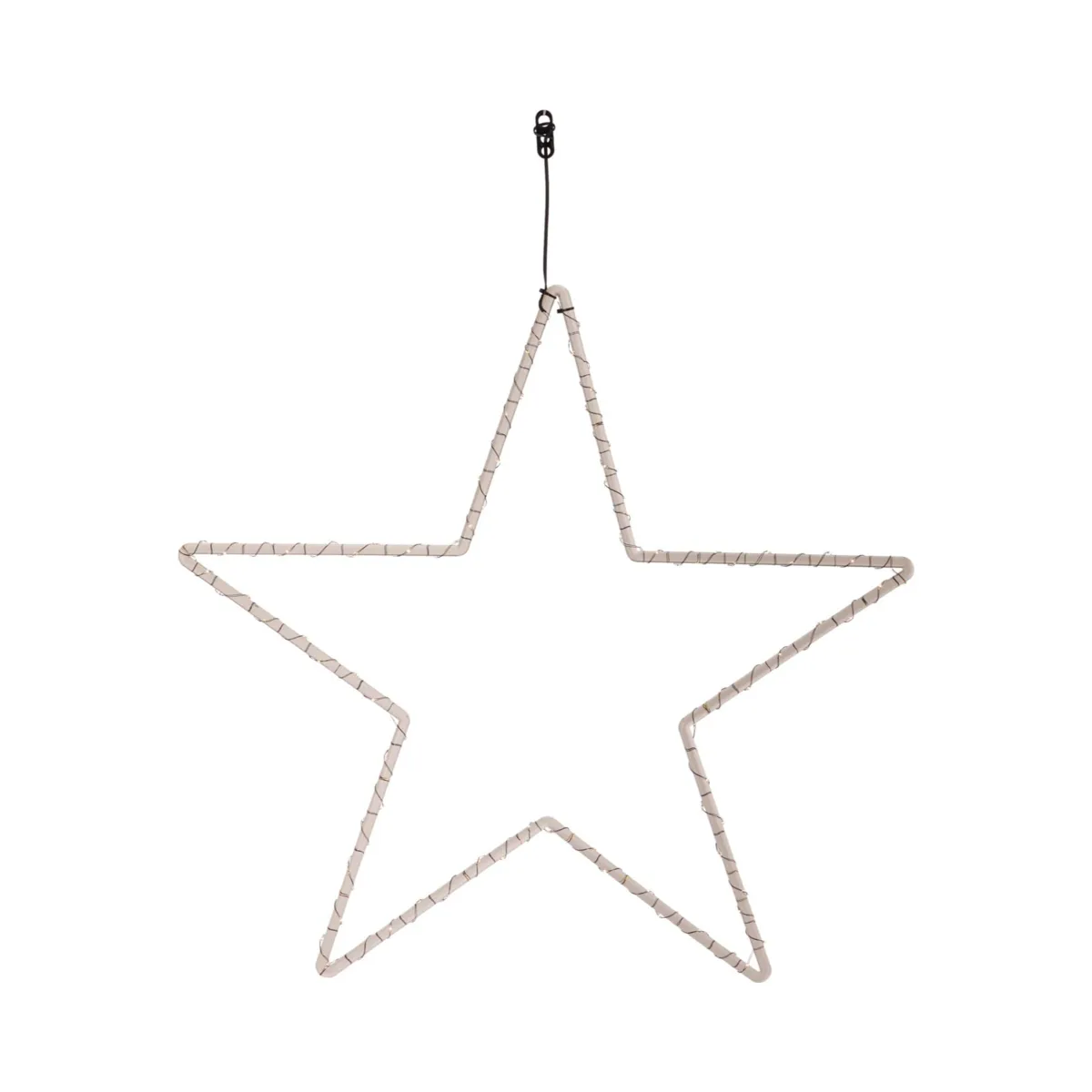 Stella luminosa 120 micro Led (H58 cm) Via Lattea Bianco caldo