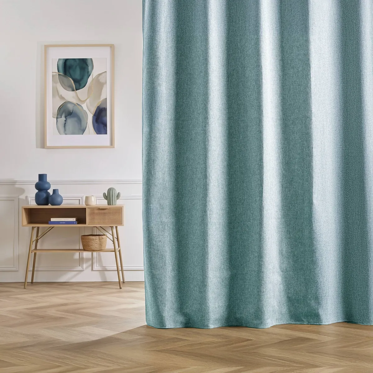 Tenda semi-oscurante Total Blackout (280 x 240 cm) Ombra Blu petrolio