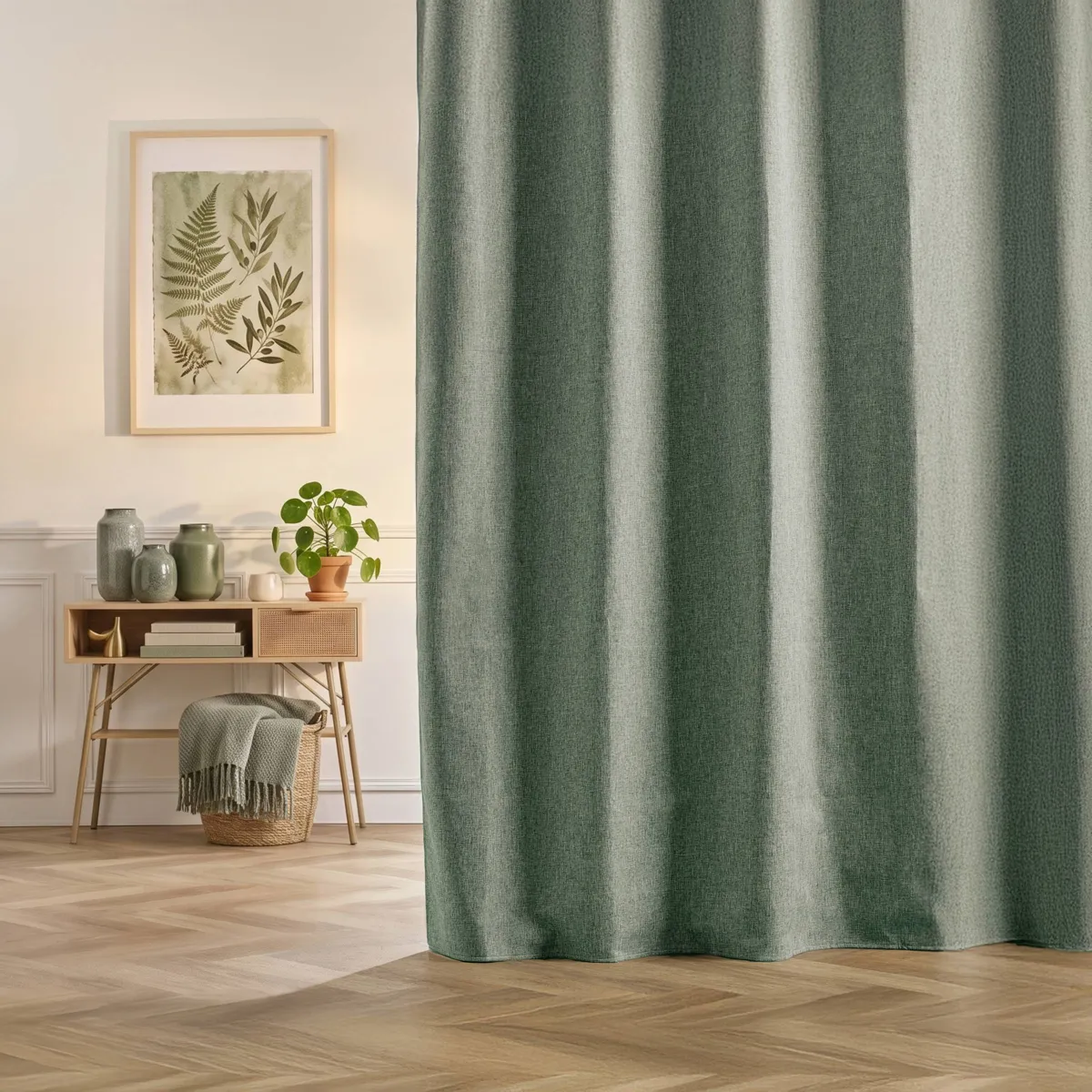 Tenda semi-oscurante Total Blackout (180 x 260 cm) Ombra Verde eucalipto