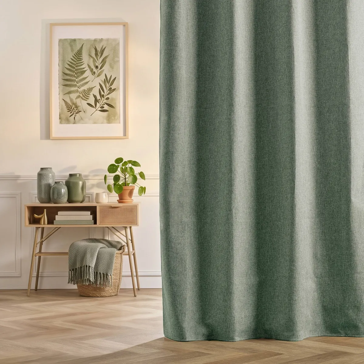 Tenda semi-oscurante Total Blackout (140 x 240 cm) Ombra Verde eucalipto