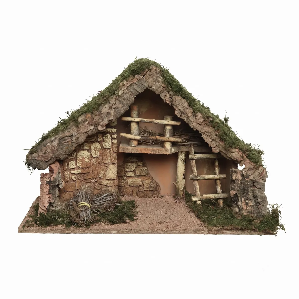 Crèche de Noël vide Sainte Charlotte