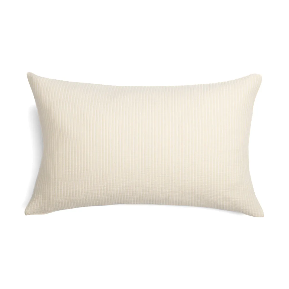 Cuscino rettangolare in garza di cotone trapuntata (50 x 80 cm) Oria Beige