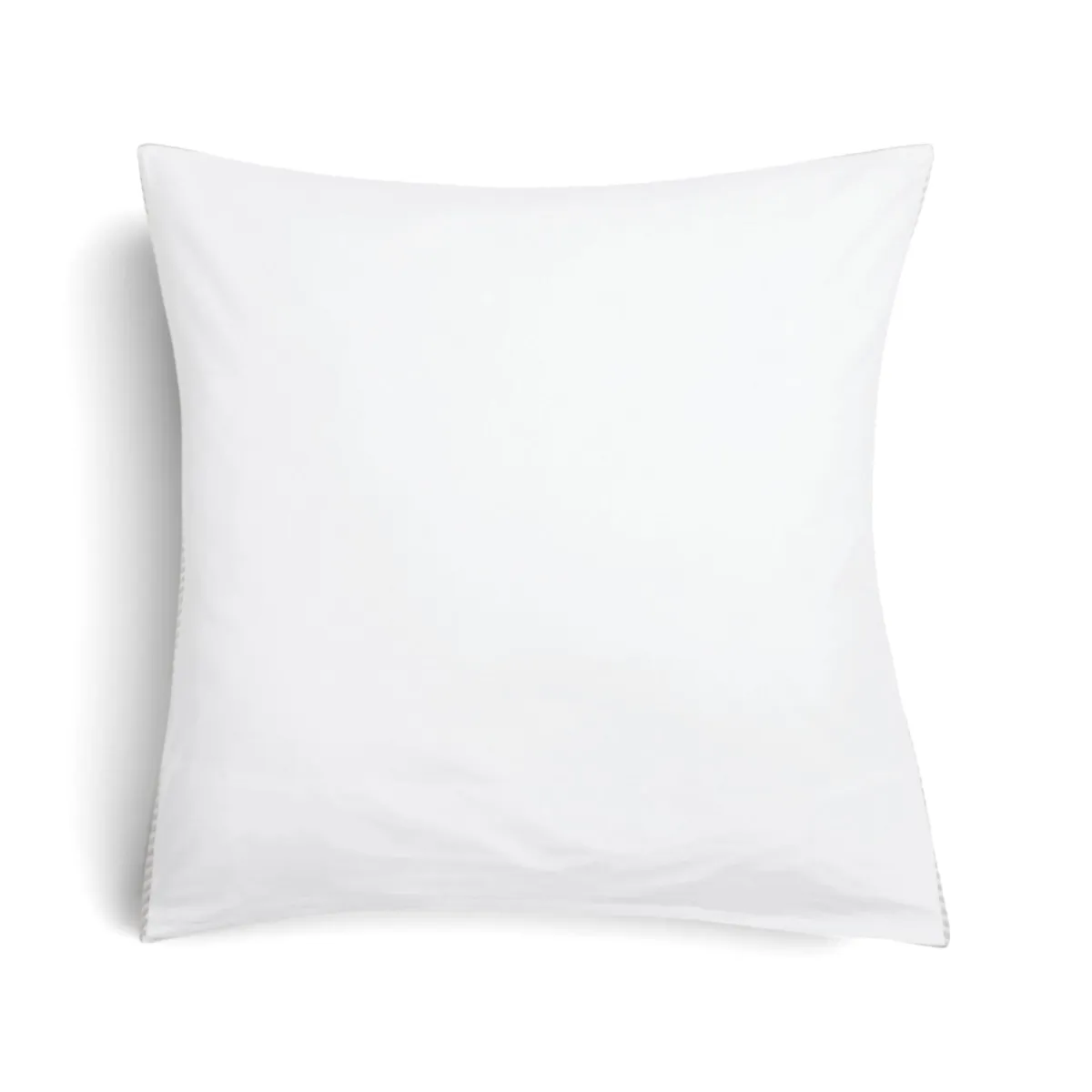 Federa quadrata in garza di cotone trapuntata (60 x 60 cm) Oria Beige