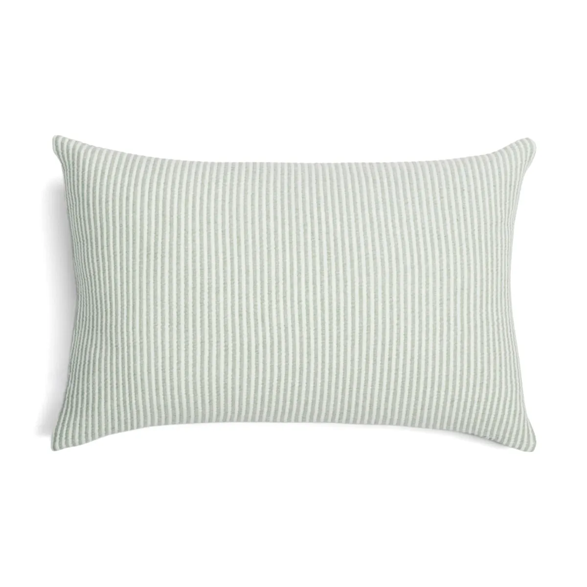 Cuscino rettangolare in garza di cotone trapuntata (40 x 60 cm) Oria Verde rosmarino