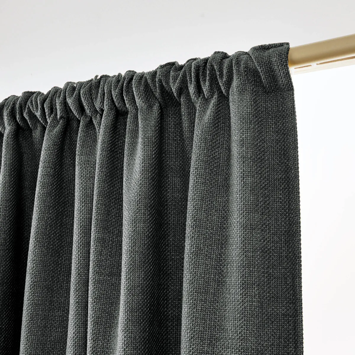 Tenda semi-oscurante termica con passanti nascosti (180 x 260 cm) Alba Grigio antracite