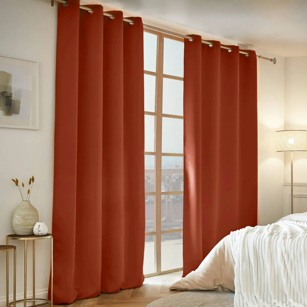 Tenda semi-oscurante termica (140 x 240 cm) Nocta Terracotta