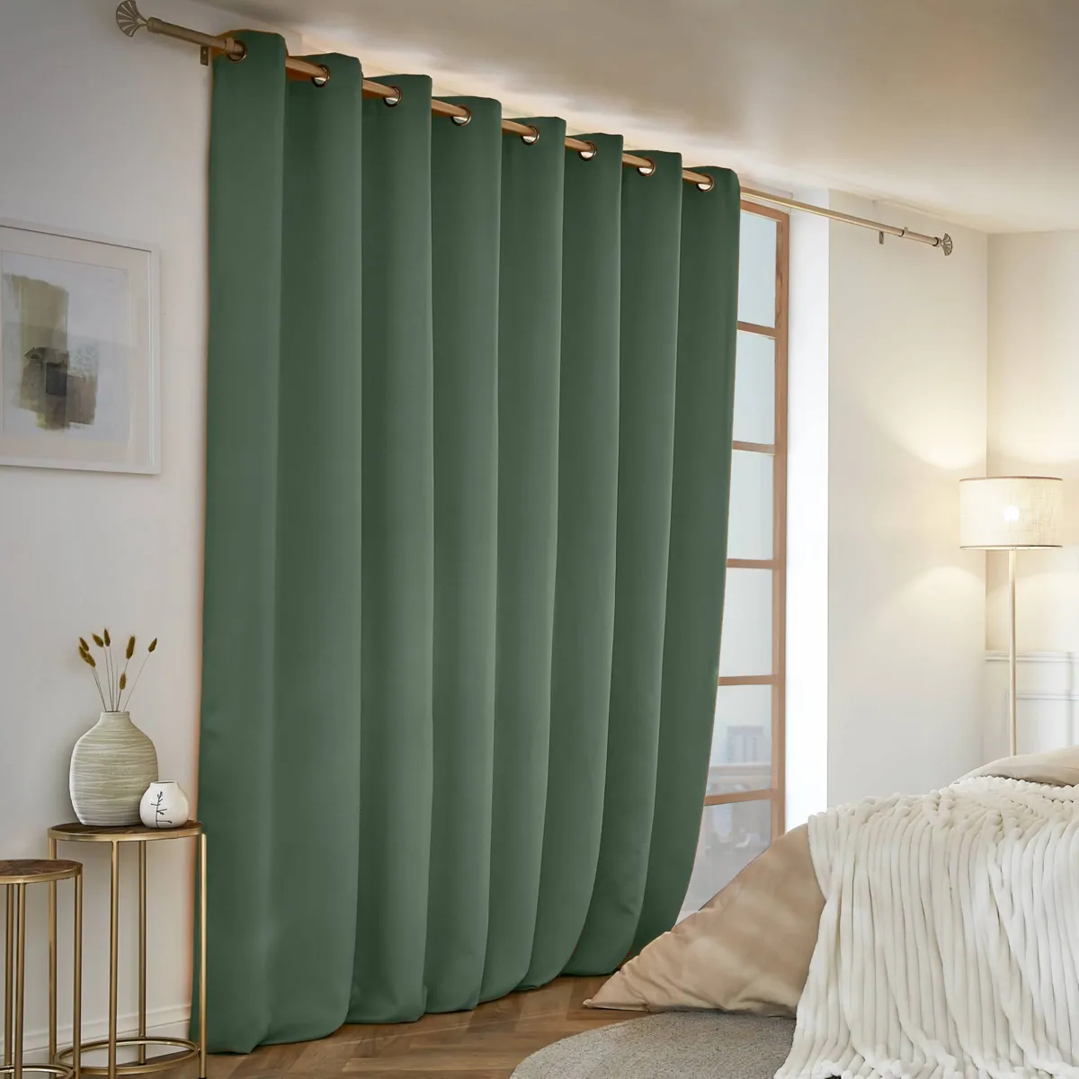 Tenda semi-oscurante termica (280 x 240 cm) Nocta Verde rosmarino