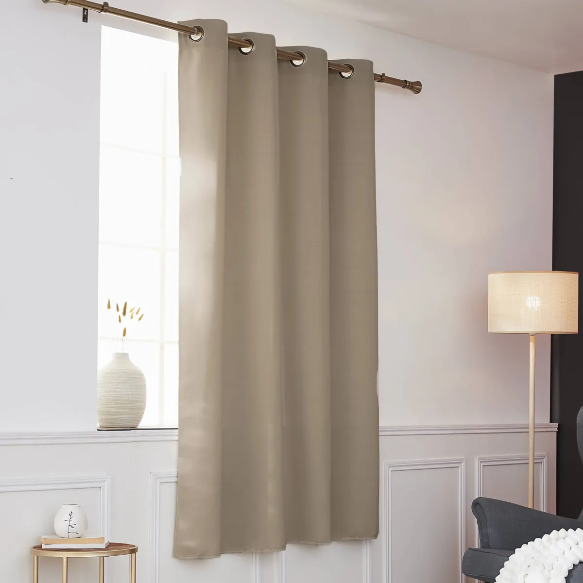 Tenda semi-oscurante termica (140 x 180 cm) Nocta Ecru