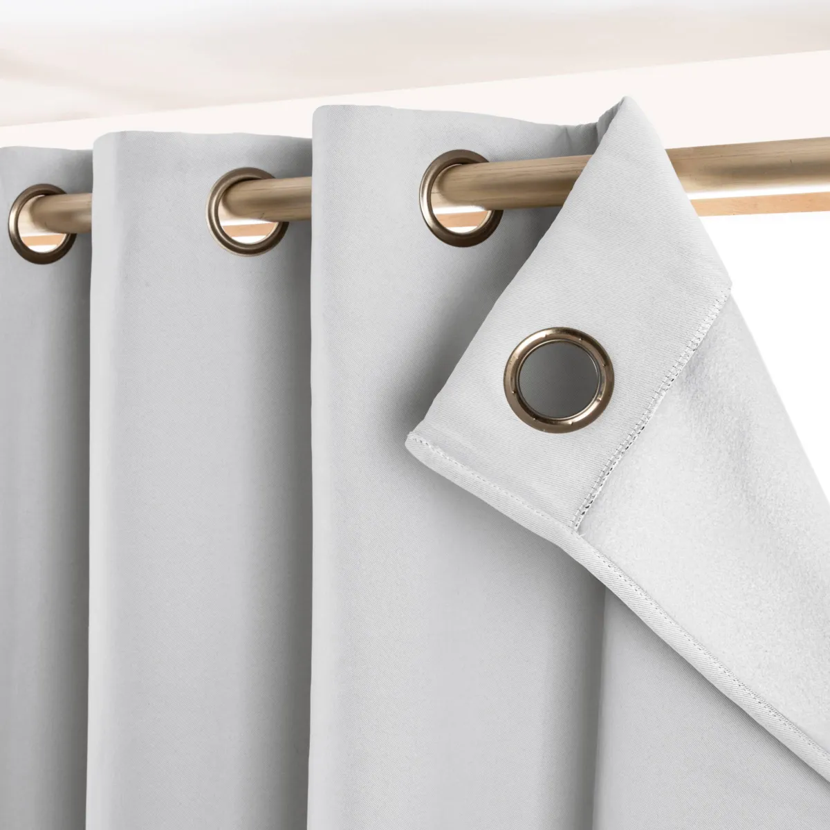 Tenda semi-oscurante termica (280 x 240 cm) Nocta Grigio chiaro