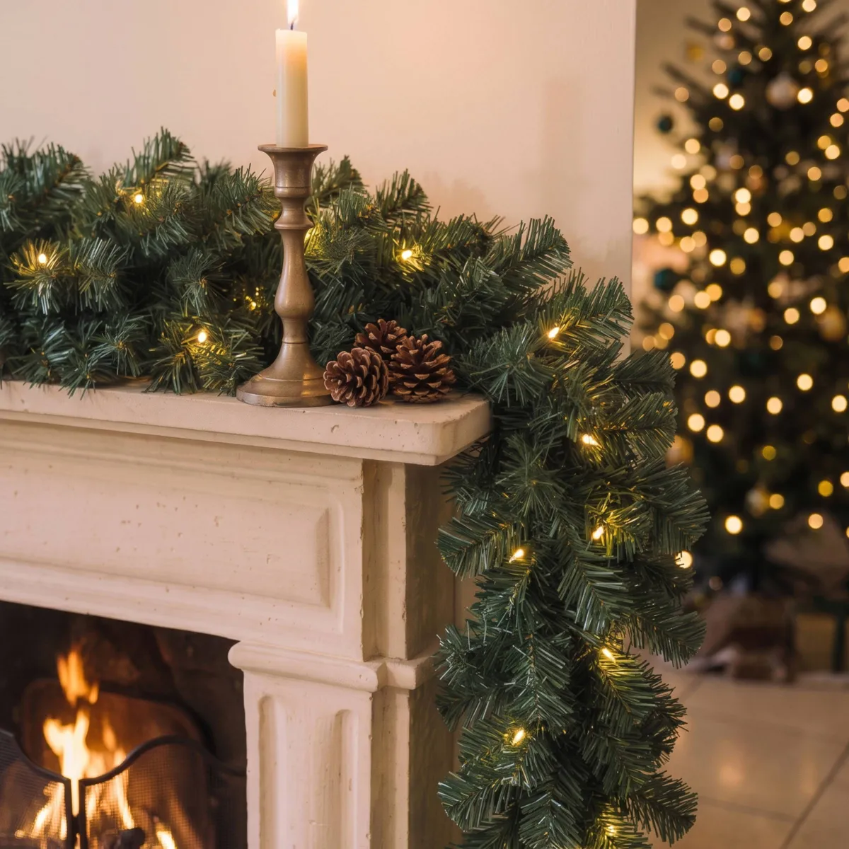 Guirlande sapin lumineuse Royal D25 cm Blanc chaud 1