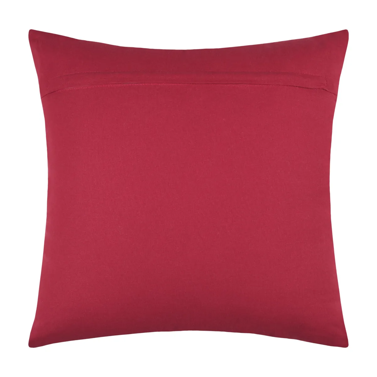Cuscino di Natale quadrato cotone (45 x 45 cm) Babbo Natale Rosso