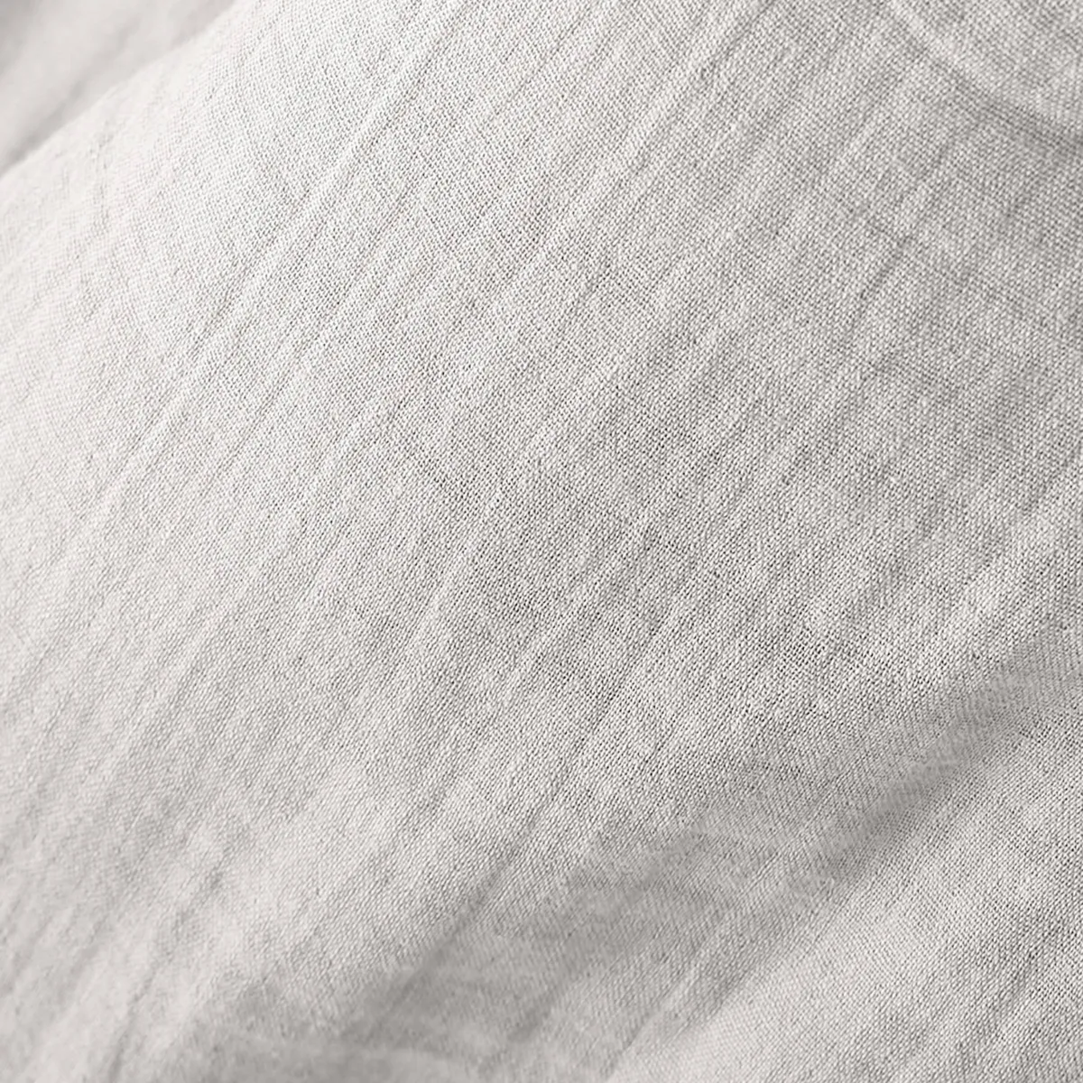 Tovaglia quadrata garza di cotone (180 x 180 cm) Gaïa Grigio nuvola
