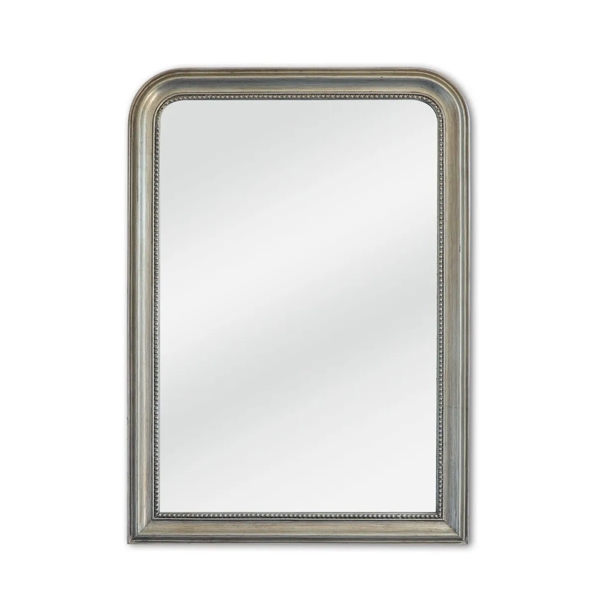 Specchio da parete rettangolare (76 x 106 cm) Archi Argento