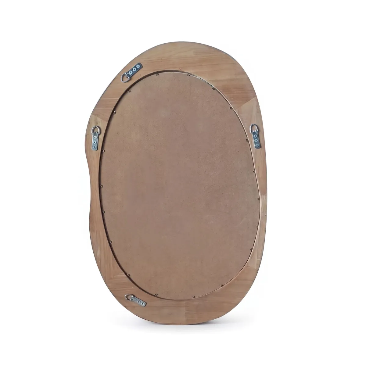 Specchio da parete in legno (50 x 78 cm) Chiarezza Naturale