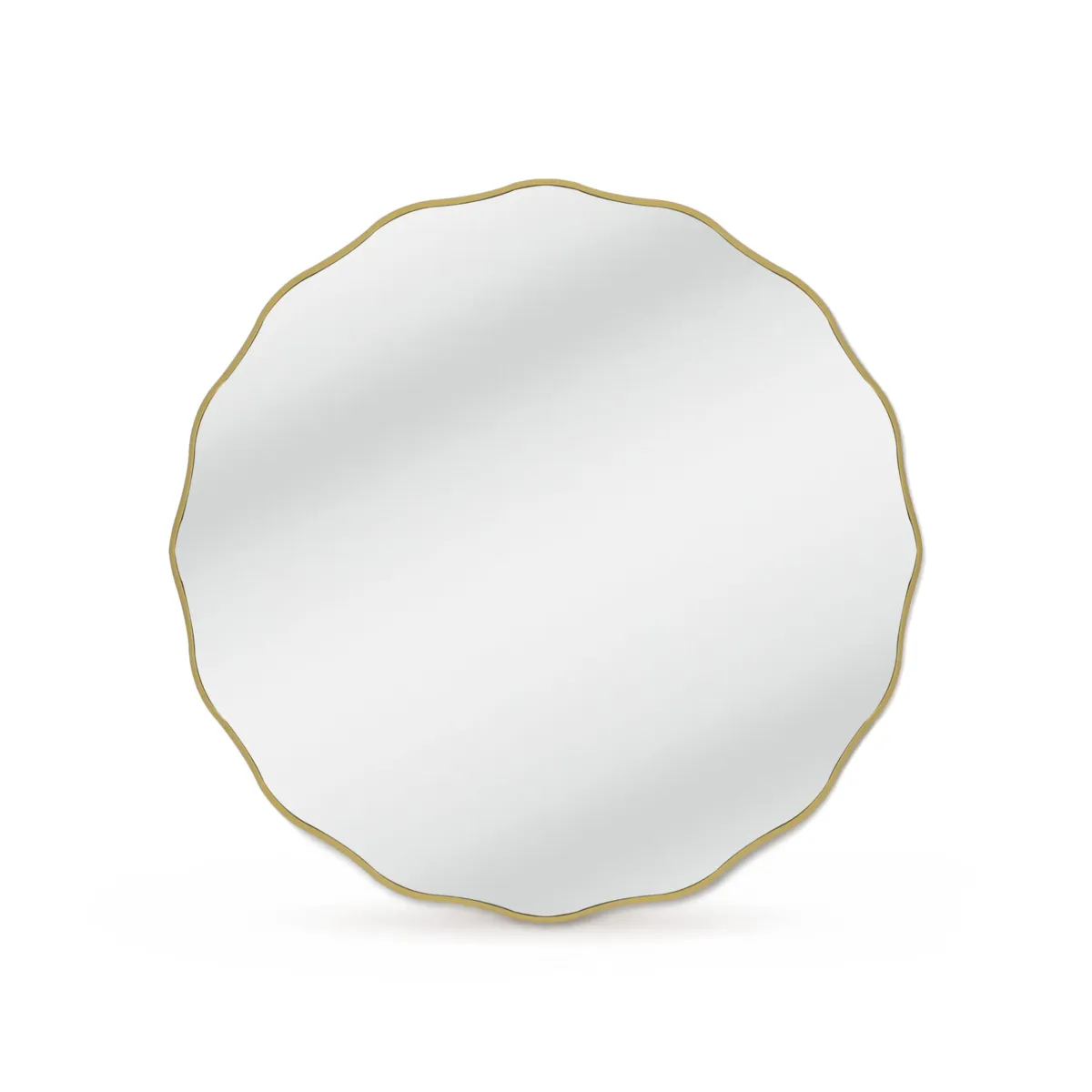 Specchio da parete rotondo (70 cm) Ilys Oro