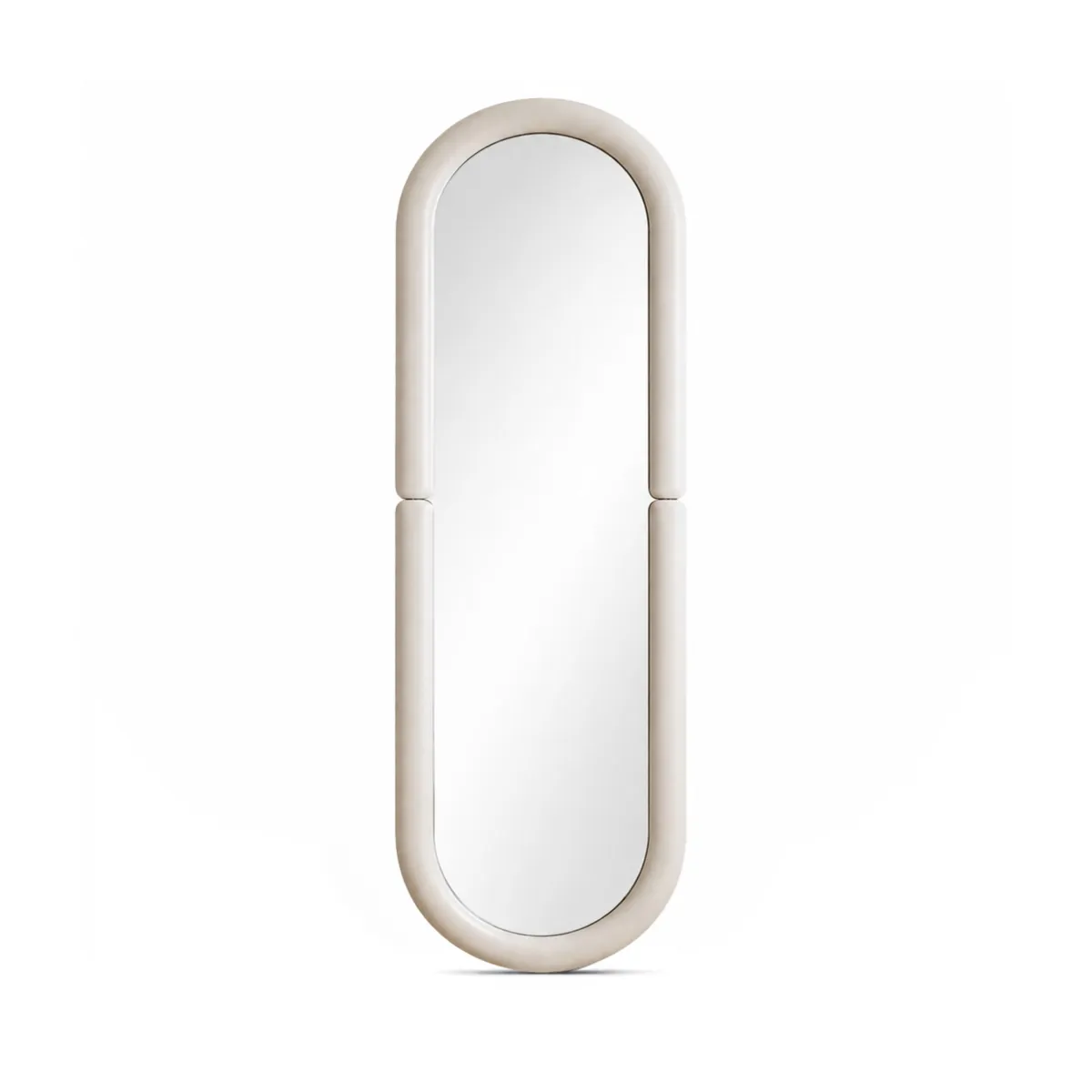 Specchio da parete rettangolare (60 x 160 cm) Ysé Bianco