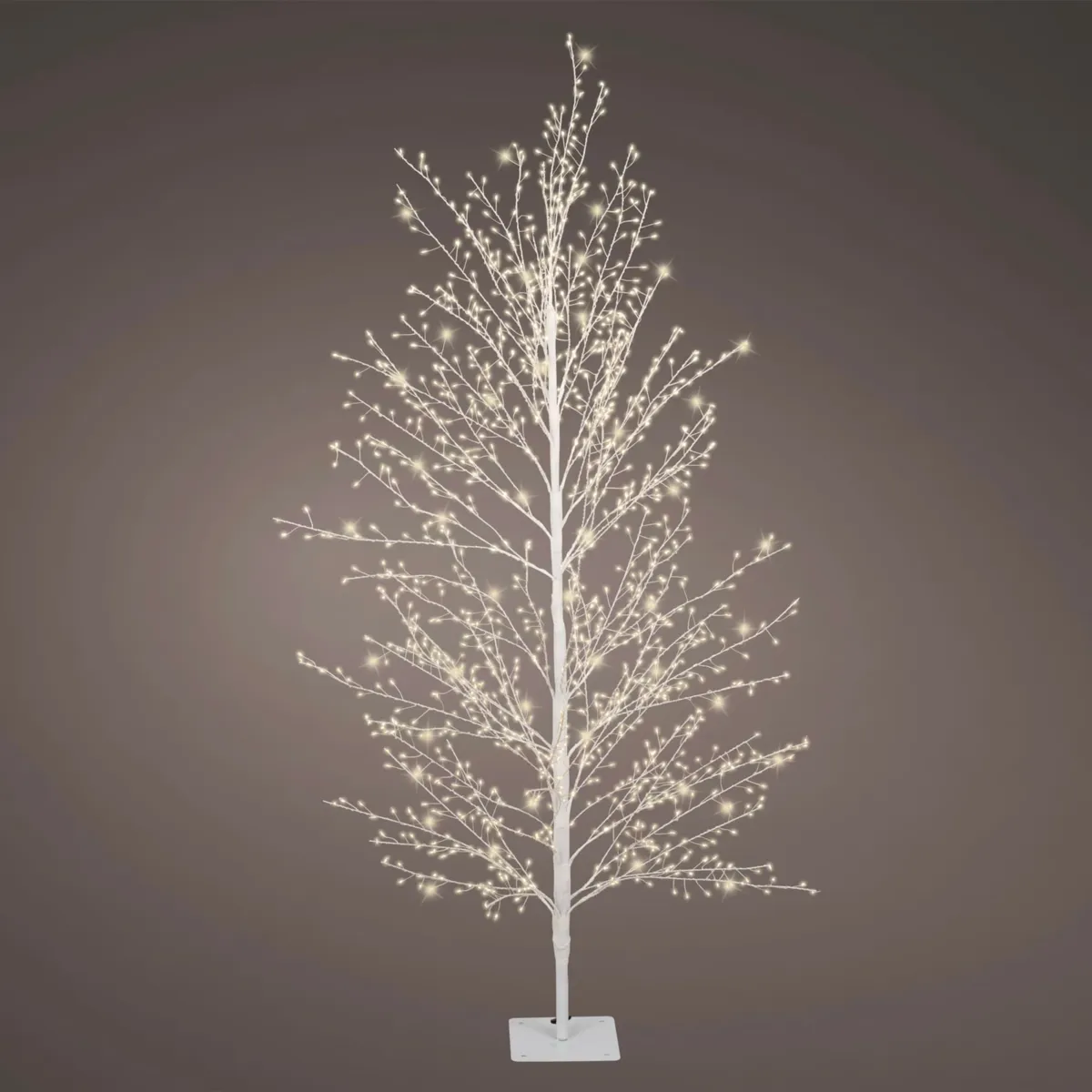 Albero luminoso 1350 LED (H150 cm) Sélénis Bianco e bianco caldo
