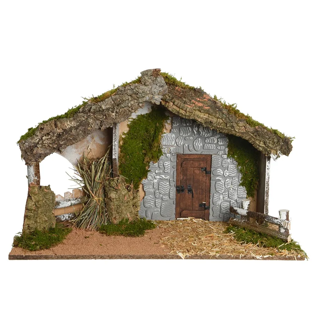 Presepe di Natale vuoto (H40 cm) Saint-Lucien
