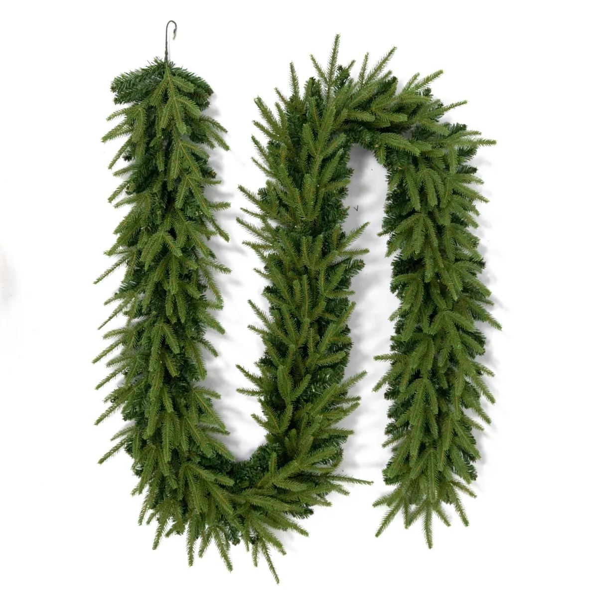 Ghirlanda luminosa per albero (300 cm - D25) Lucania Verde abete e bianco caldo