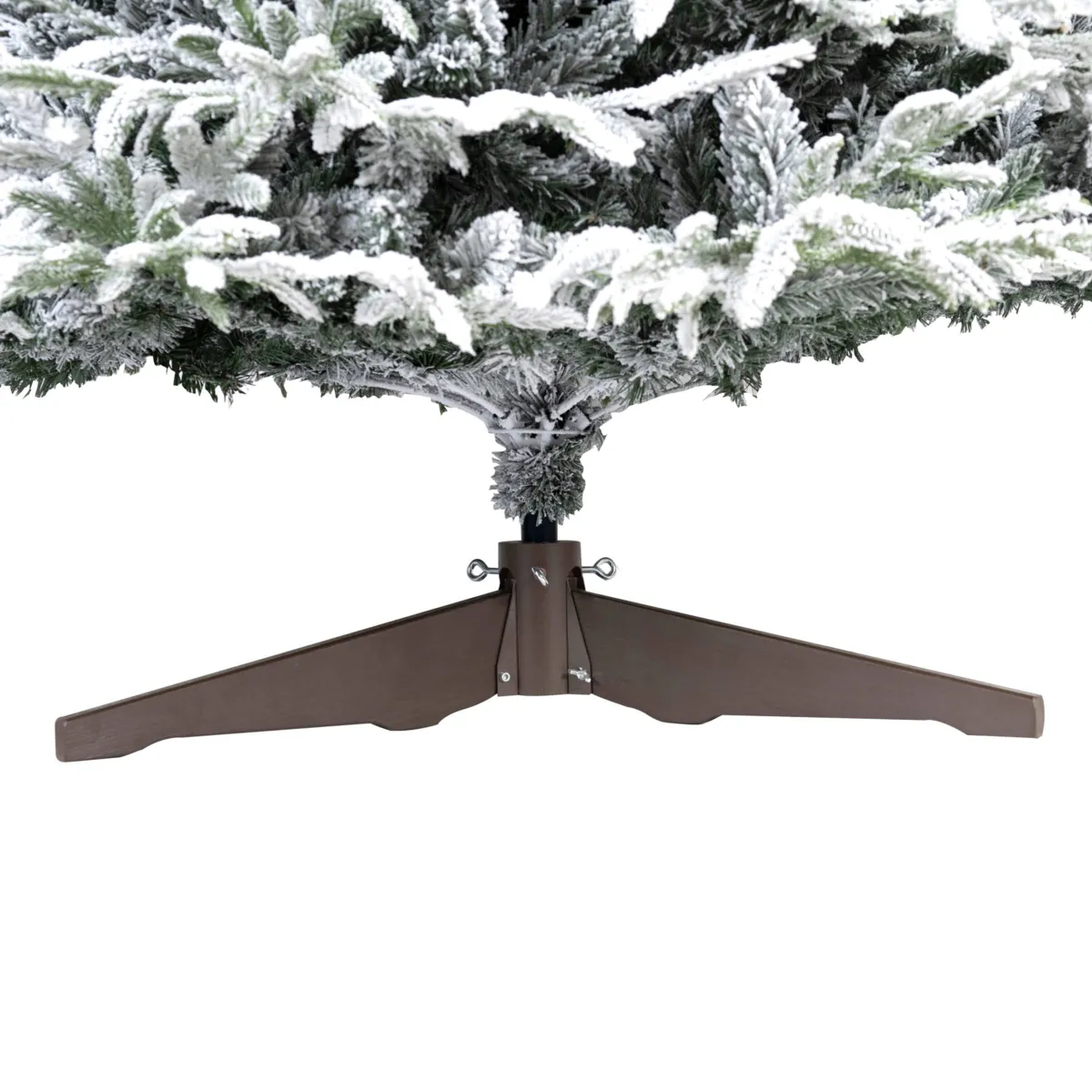 Albero di Natale artificiale (H270 cm) Lucania Verde innevato