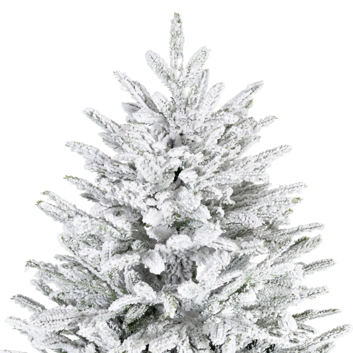 Albero di Natale artificiale (H240cm) Lucania Verde innevato
