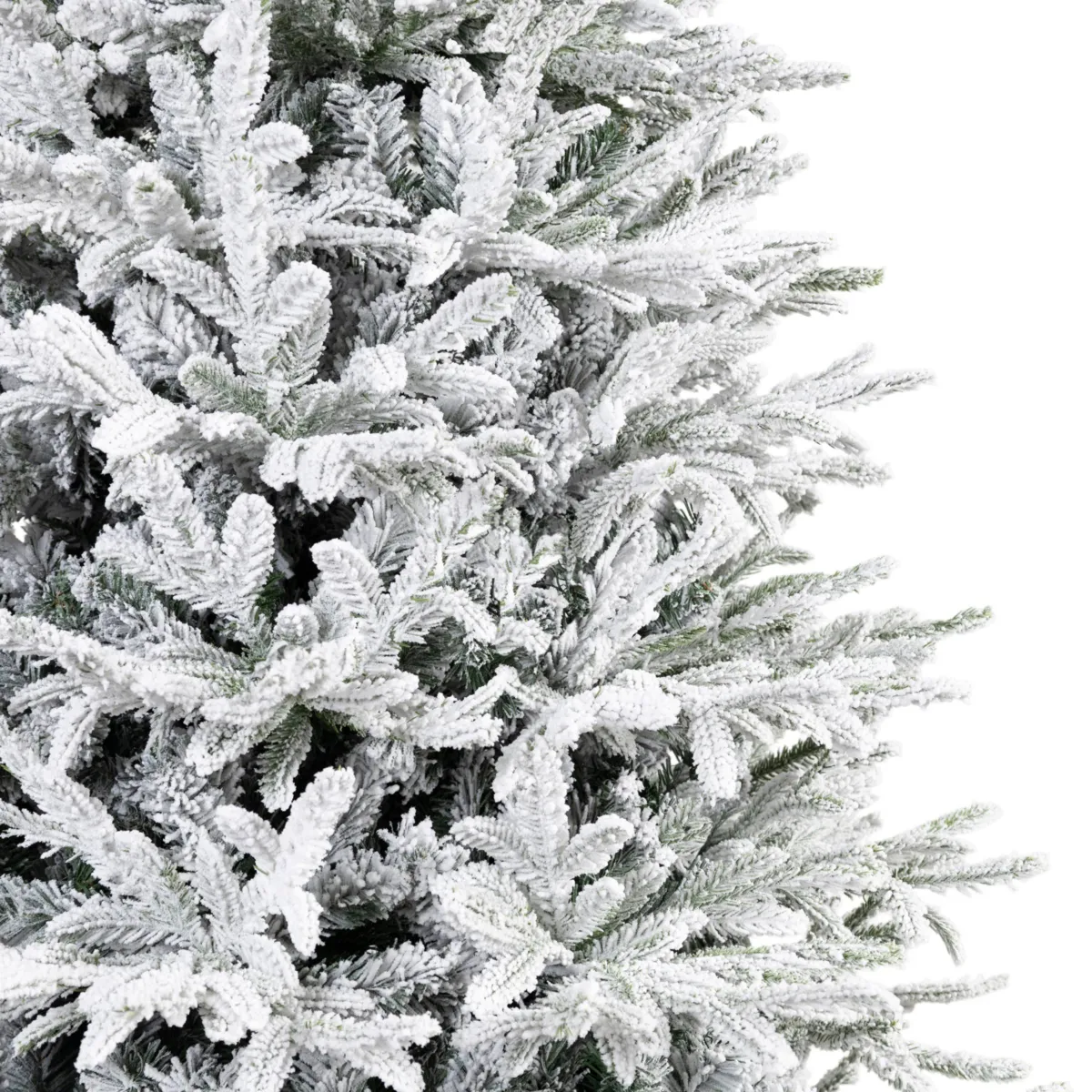 Albero di Natale artificiale (H180 cm) Lucania Verde innevato