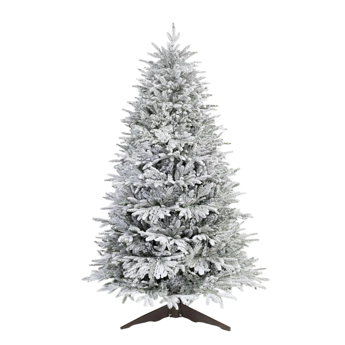 Albero di Natale artificiale (H180 cm) Lucania Verde innevato