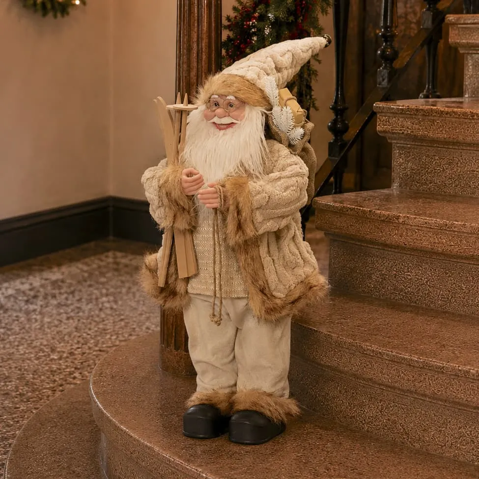Babbo Natale tradizionale (H60 cm) Lucien Crema