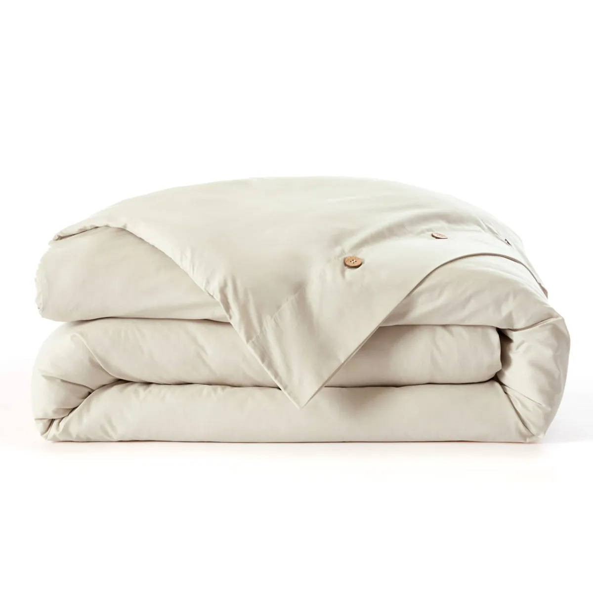 Copripiumino in percalle di cotone (140 x 200 cm) Diane Beige