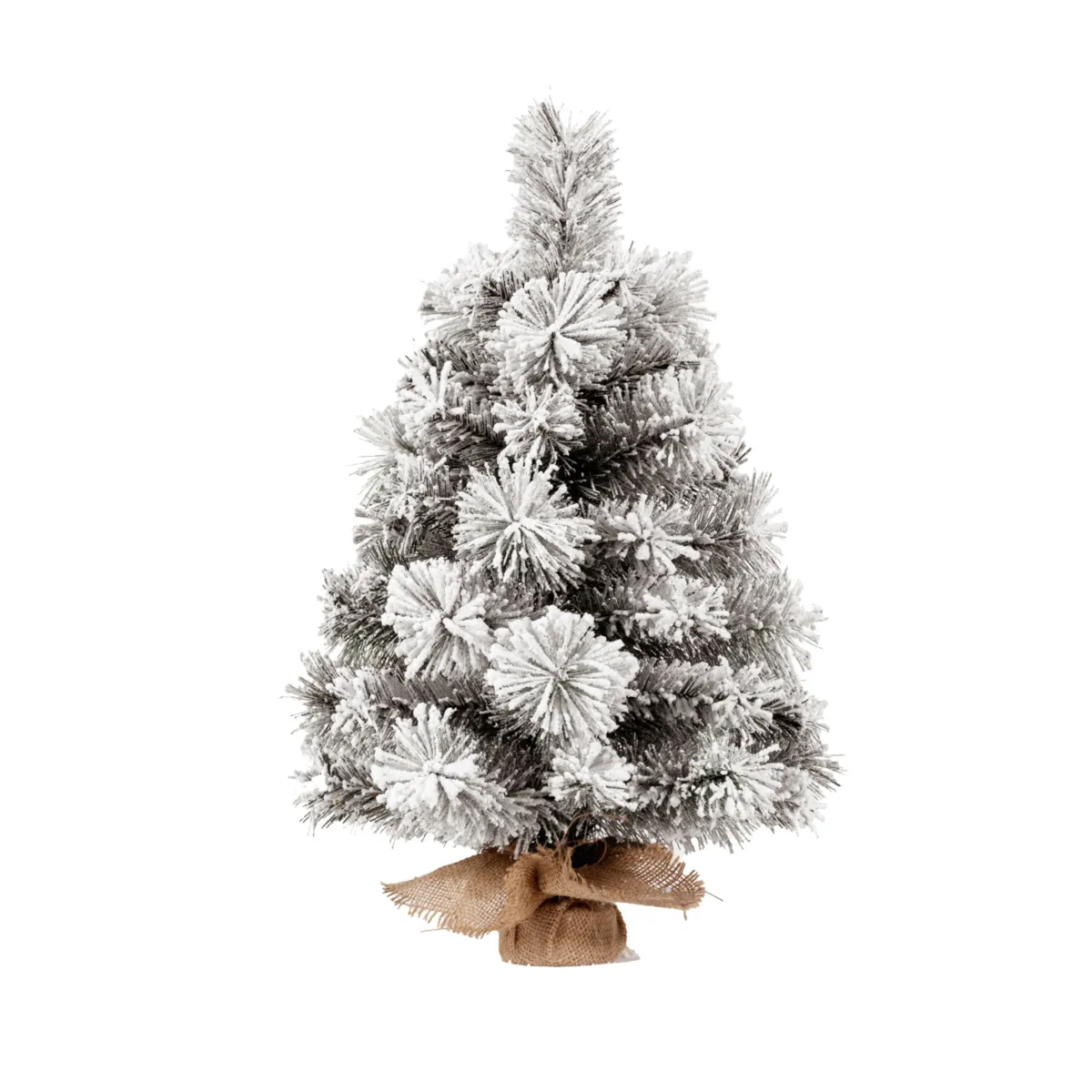 Albero artificiale da tavolo (H45 cm) Edmonton Verde innevato