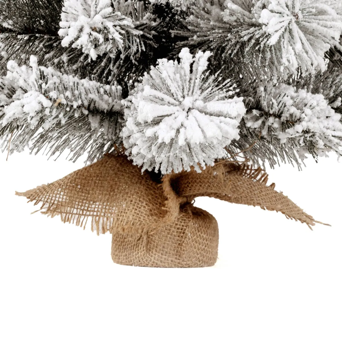 Albero artificiale da tavolo (H45 cm) Edmonton Verde innevato