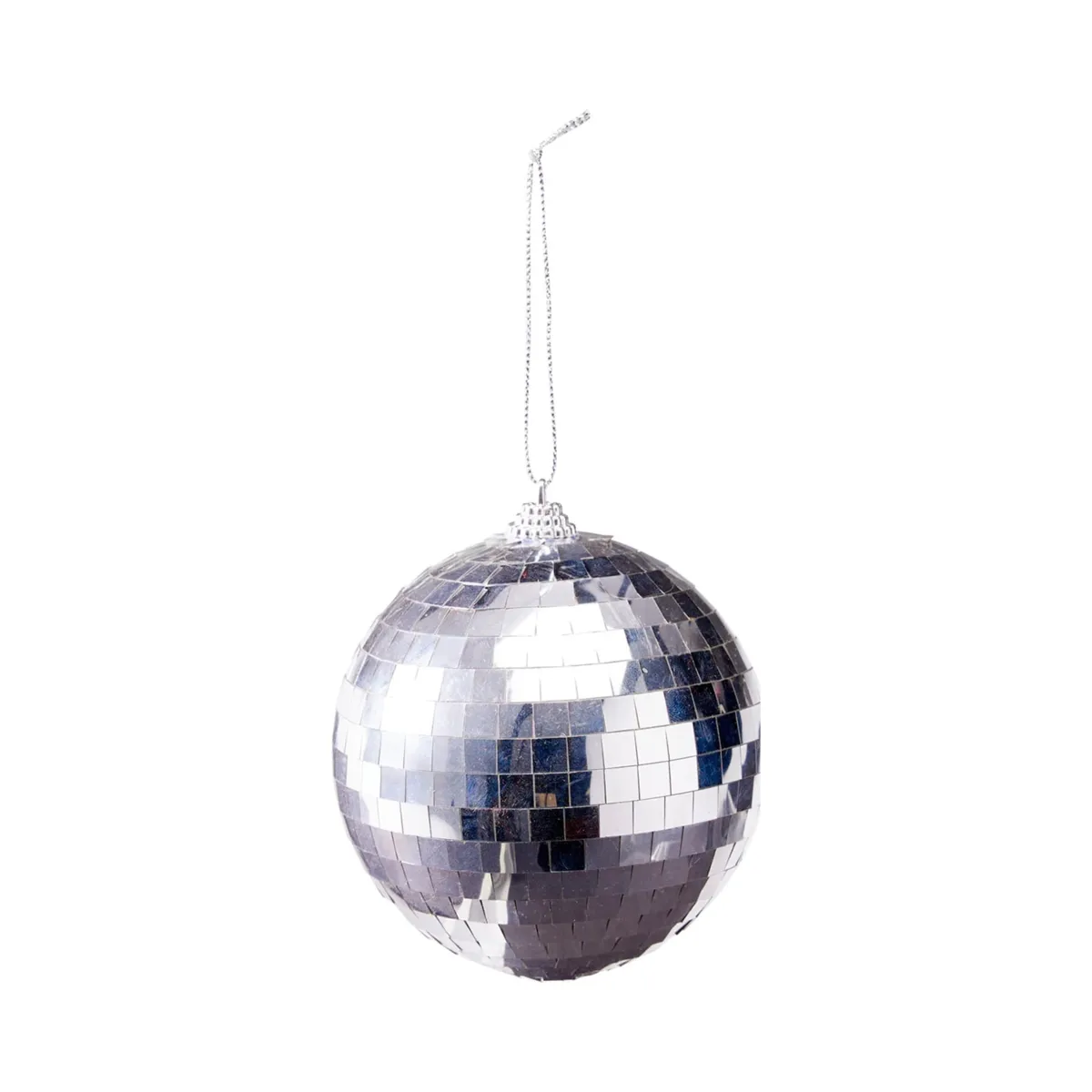 Set di 6 palline (D100 mm) Specchio Argento