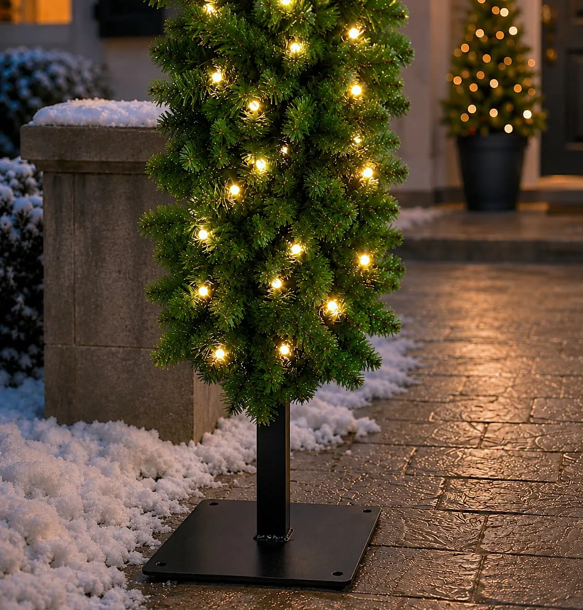Arco luminoso artificiale di Natale 400 LED (H240 cm) Glorya Royal Verde Abete