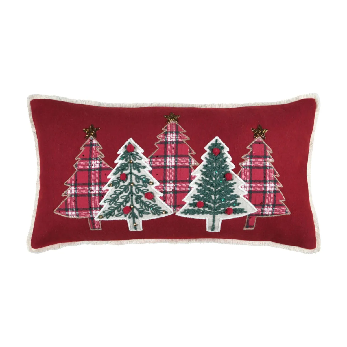 Cuscino di Natale rettangolare (35 x 65 cm) Clark Rosso