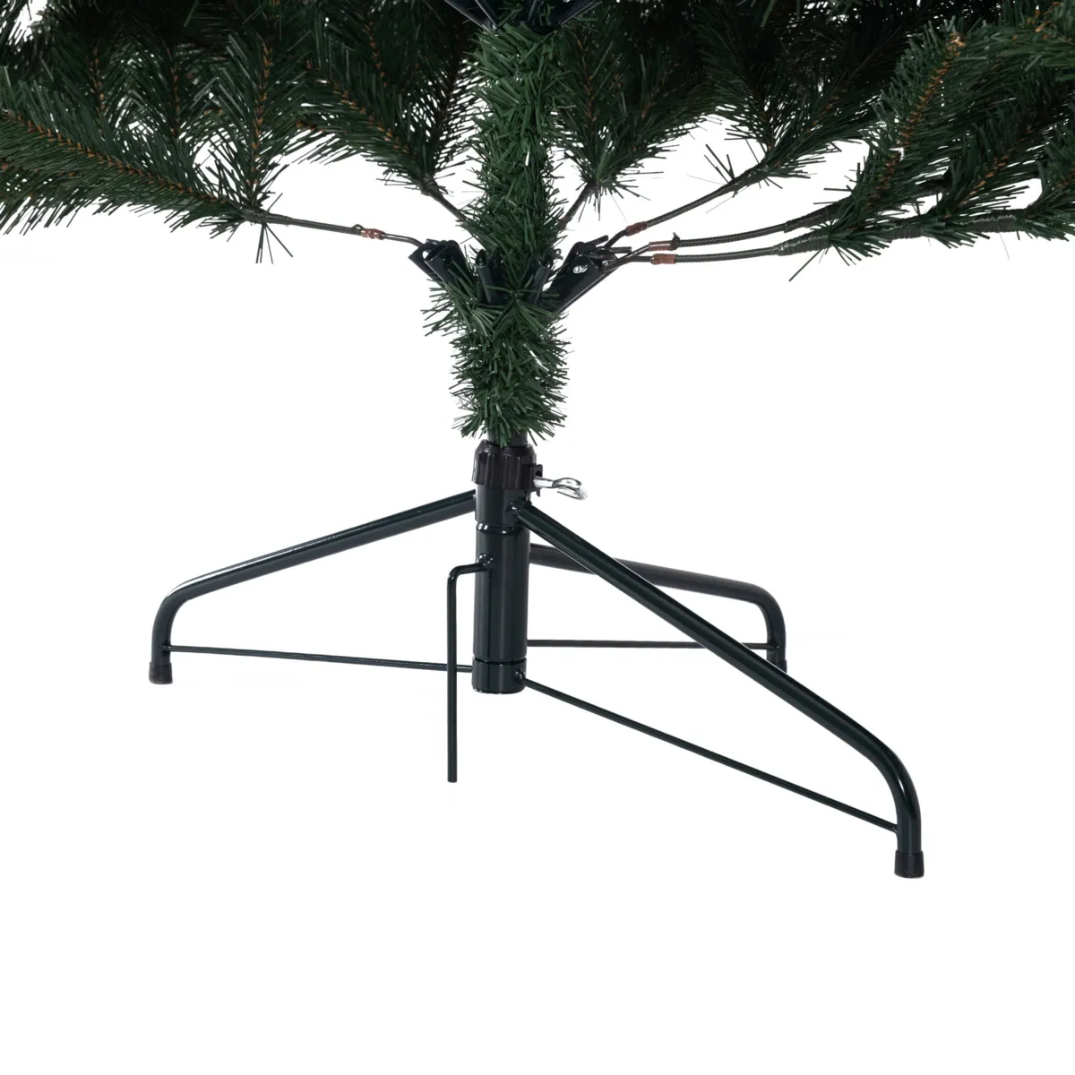 Mezzo albero di Natale artificiale (H210 cm) Edmonton Verde abete