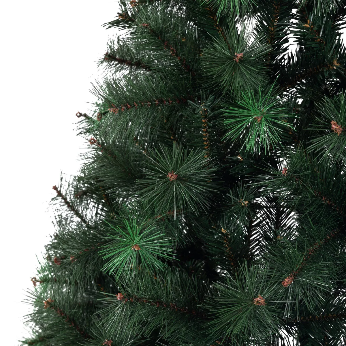 Mezzo albero di Natale artificiale (H240 cm) Edmonton Verde abete