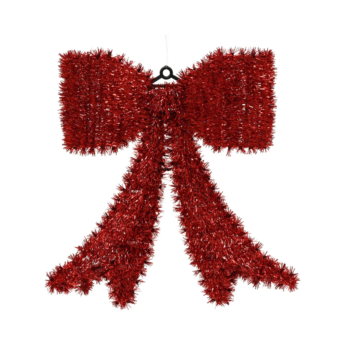 Grande Fiocco addobbi natalizi (H40 cm) Scintillante Rosso