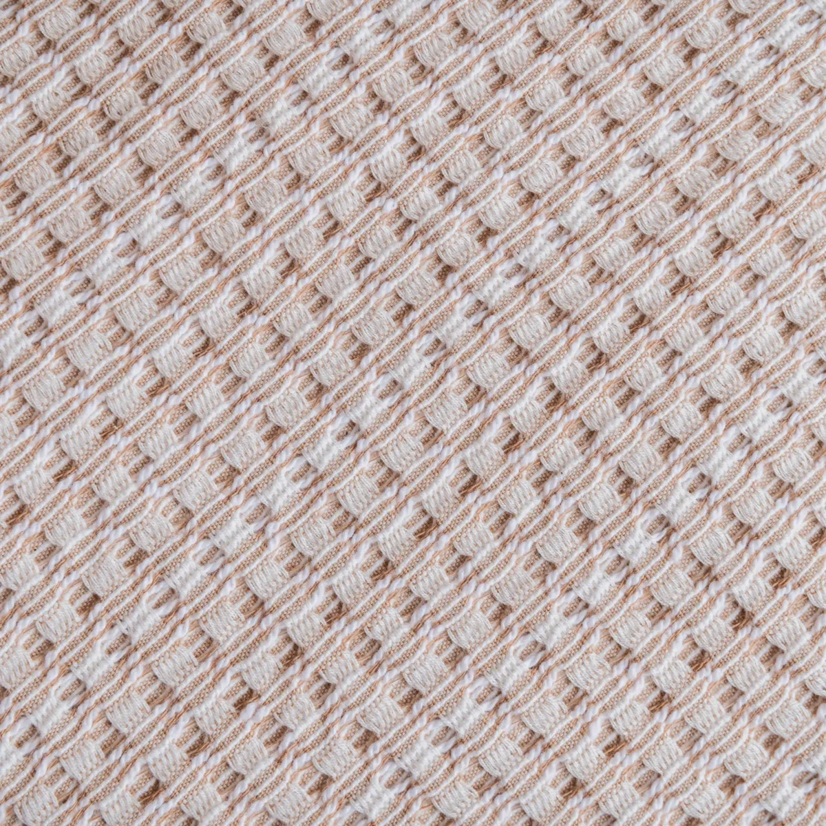 Federa rettangolare in cotone a nido d'ape (50 x 70 cm) Yséa Corda