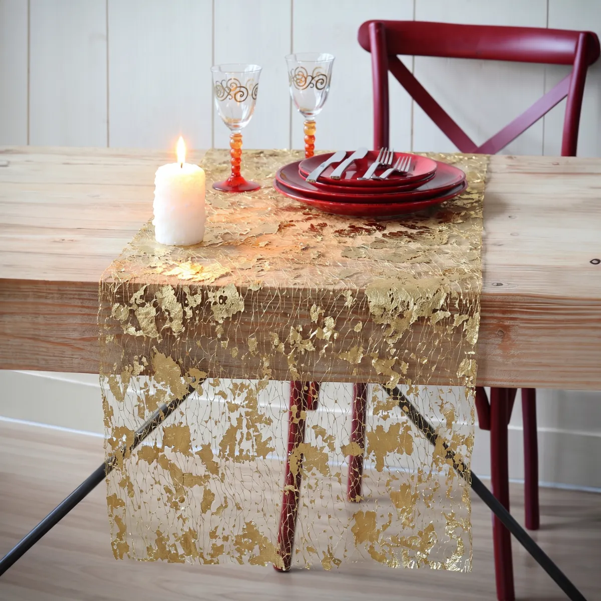 Runner da tavola Mesh Oro