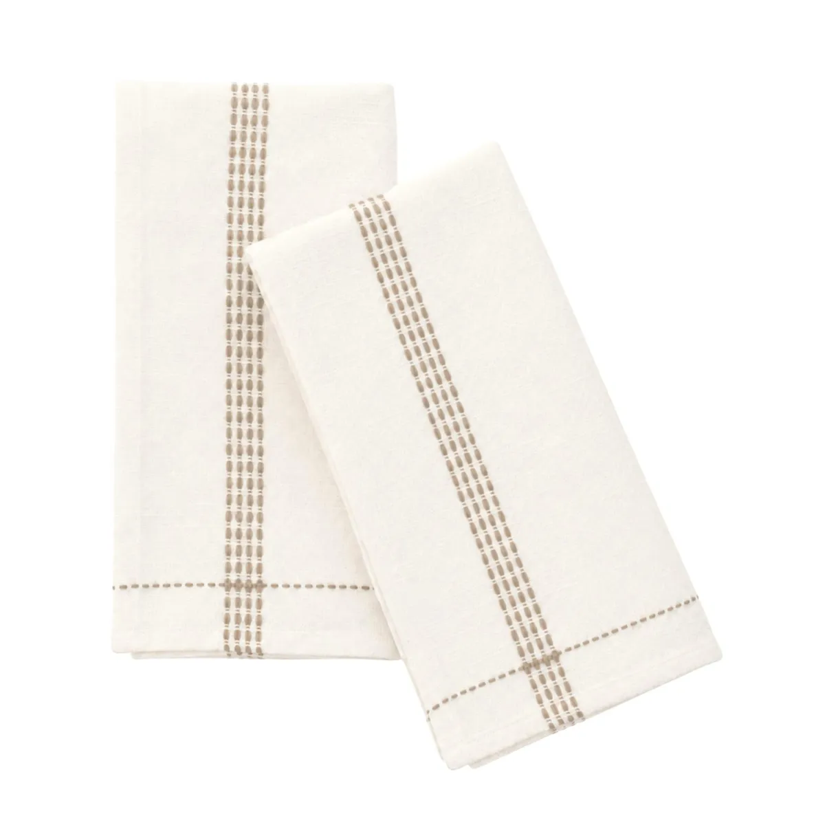 Set di 2 asciugamani in cotone (50 x 70 cm) Lana Corda
