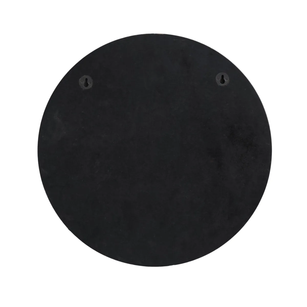 Specchio da parete e mensola in legno (45,7 cm) Olya Nero
