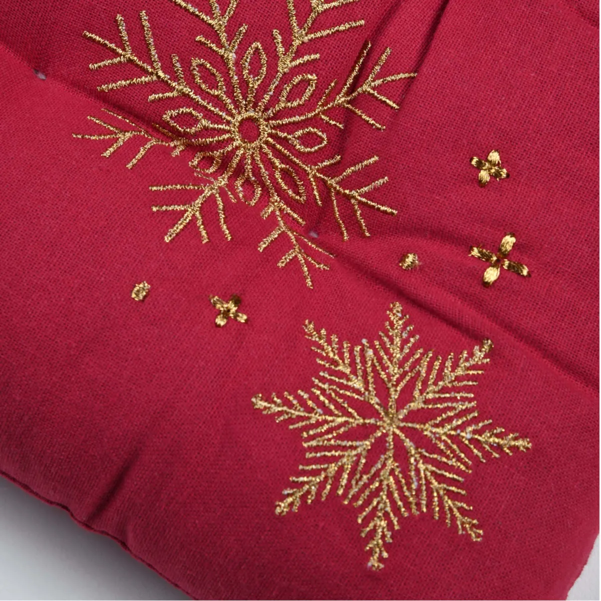 Cuscino per sedia in cotone (38 x 38 cm) Clark Rosso